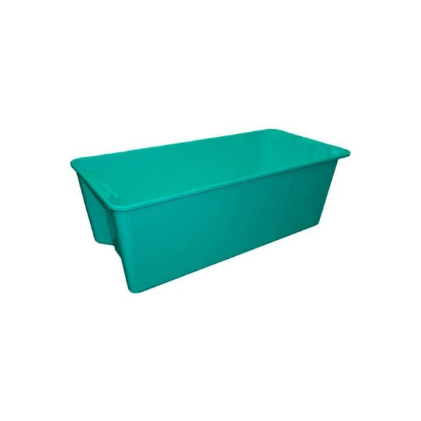 Mfg Tray Stack & Nest Storage Tote, 42-1/2 in L x 20 in W x 14-1/4 in H, Green, Fiberglass 7800085170W - main